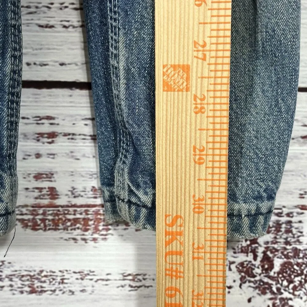 VTG 90’s OshKosh B'gosh Vestbak Blue Denim Cotton Bib Overalls Kids Unisex 3T